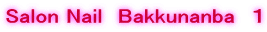 Salon Nail�@Bakkunanba�@�P 